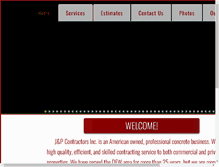 Tablet Screenshot of jpcontractors.us